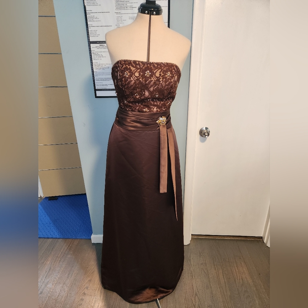 Brown Evening Gown